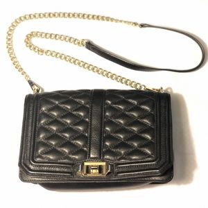 Rebecca Minkoff Chevron Quilted Small Love Handbag